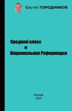 Сергей ГОРОДНИКОВ - Средний класс и Национальная Реформация - <a href=