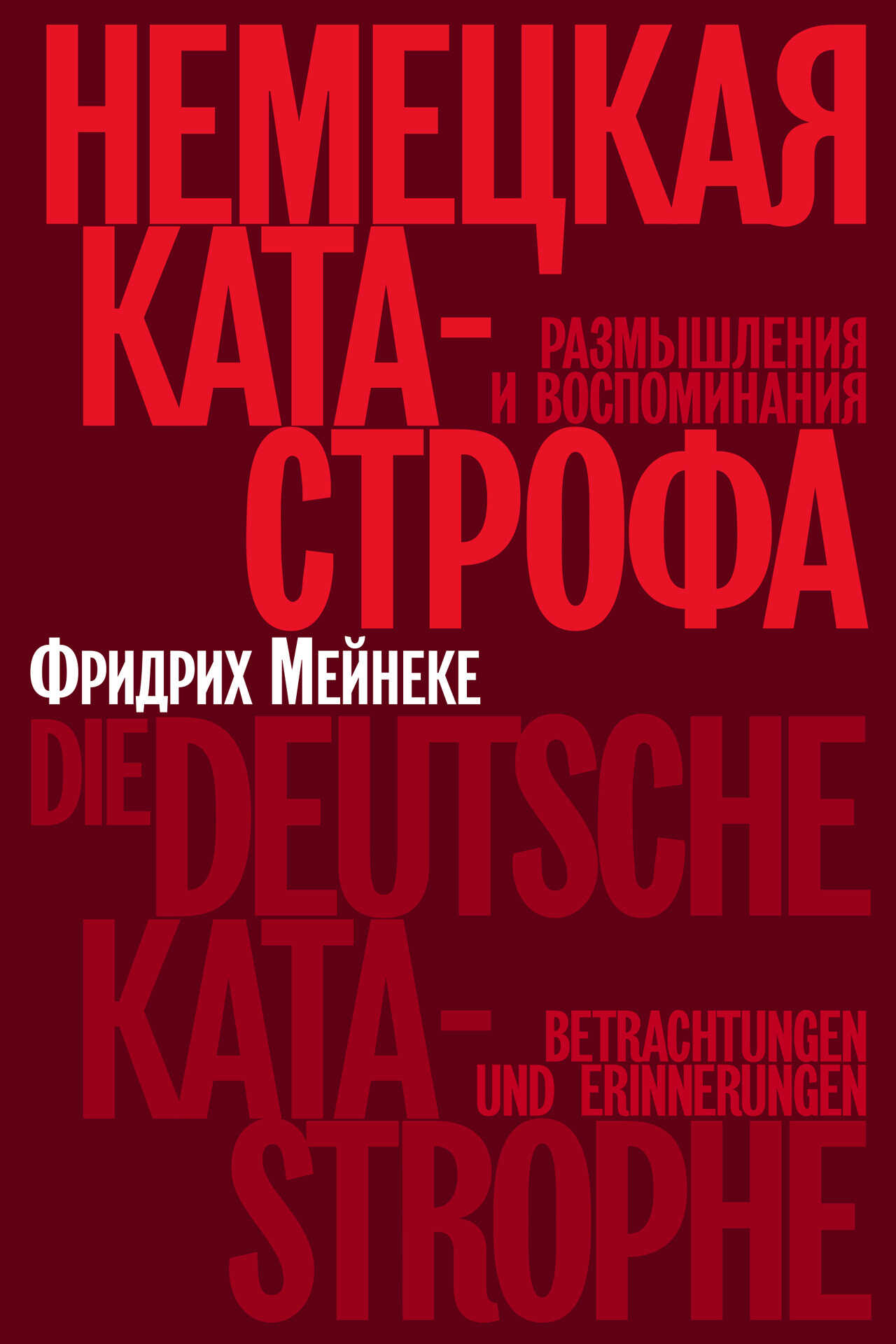 Немецкая катастрофа. Размышления и воспоминания - Фридрих Мейнеке - <a href=